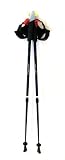 KEYTZ Nordic Walking Fitness Exercise Poles - Carbon/Aluminum, Black