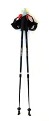 KEYTZ Nordic Walking Fitness Poles - Lightweight Carbon/Aluminum Shafts (Black, White, or Pink) - Pair