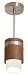 Emerson Fan Light Kits MP980MAB Tureen Contemporary Indoor Brushed Steel Mini Pendant...