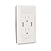 Cable Matters® Tamper-Resistant Duplex Receptacle with Dual USB Charging Ports