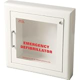 Life Start Series AED Semi-Recessed Wall Cabinet w/Siren
