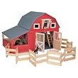 MAXIM RED GABLE BARN WITH STALL