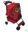 New PET DOG CAT Travel Large Premium Stroller *RED*