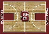 North Carolina State Wolfpack 7 8 x 10 9 Home Court Area Rug