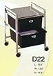 PIBBS 2 Drawer Cart Metal Frame (Model: D22)