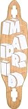 Madrid 3d Wood Drop Thru Deck 34x9 W Grip Bamboo Longboards