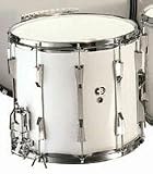 CB 3662T 12" x 14" White Tenor Marching Snare Drum