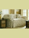 Sofa Slipcover Roses Pattern, CHAMPAGNE 159127246-262