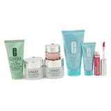 Travel Set: 7 Day Scrub + Day Cream + Night Cream + Eye Cream + Turnaround + Body Cream + Lip Gloss - Clinique - Travel Set - 7pcs