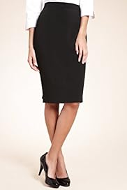 Stretch Zip Pencil Skirt