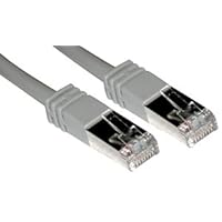 Cables To Go 28700 Shielded Cat5E Molded Patch Cable, Gray (75 Feet/22.86 Meters)