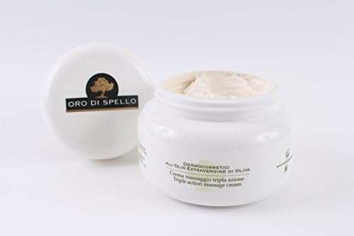 OdS Triple Action Massage Cream: Firming, Strengthening, and Hydrating with Organic Extra Virgin Olive Oil and Herbal Extracts (500mL, 16.9oz)