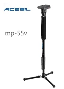 Acebil MP-55V Monopod with QRSM-set and Floor Stand
