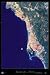 San Quintin, Baja California, Mexico Satellite Print, 24