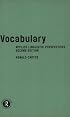 Vocabulary:: Applied Linguistic Perspectives (2nd Edition)