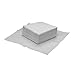 Hospeco TaskBrand GS-C4300 White Quarter-Fold Glass and Surface Cleaning Wipers (18 Packs of 50)