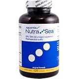 Ascenta Nutra Sea Fish Oil, EPA DHA, Original Formula, Lemon Zest, 120 Softgels by ClubNatural