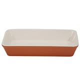 Review Danesco  / Danesco Rectangular Stoneware Baker Dish - Orange