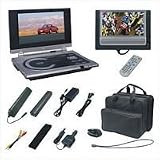Venturer Portable 8.4" Dual Screen DVD Player Bundle