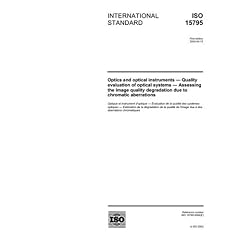 ISO 15795:2002, Optics and optical instruments - Quality evaluation of optical systems - Assessing the image quality degradation due to chromatic aberrations