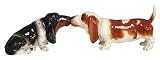 Mwah Kissing Basset Hounds Salt and Pepper Set
