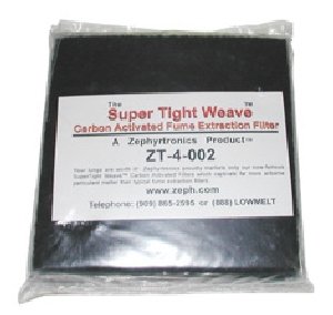 Zephyrtronics Air Filter, Carbon, For Fume Extractor