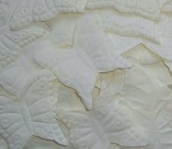 Butterfly Shaped Silk Rose Petals Wedding Favors - 200 Ct -Ivory