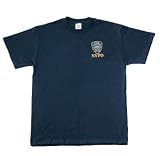 GENUINE NYPD EMBROIDERED NAVY BLUE T-SHIRT