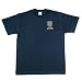 Genuine Licensed NYPD Embroidered Navy Blue T-Shirt