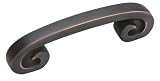 Amerock BP9337-ORB Swirl'z Spiral 3-Inch Pull, Oil Rubbed Bronze