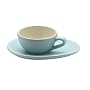 Nigella Lawson Living Kitchen Espresso Cup & Saucer Set/4 Blue