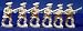 RAFM Historical Miniatures - French and Indian War: American Infantry, Regimentals (6)