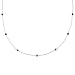 Sterling Silver 1 CT TDW Black Diamond Necklace With Chain