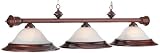 Mahogany Wood Pool Table Light