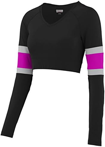 Augusta Sportswear 9020 Women's Double Down Liner Black/Power Pink/Silver Large
