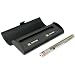 Chrome 5mw Green Laser with L.E.D Flashlight and Microfiber Optical Cloth