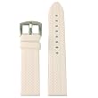 Watch Band Rubber Silicon White Divers Sports Strap 22mm