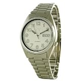 Seiko 5 Gents White Dial Self Winding Automatic SNXP15K Bracelet Strap Watch