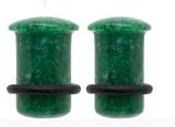 Jade Stone (00 Gauge) Single Flare Plugs -Fashion Ear Plug