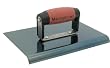 Marshalltown 14161 9-Inch by 6-Inch Blue Steel Edger with DuraSoft Handle