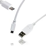 Wicked Chili Ladekabel / Datenkabel weiss 180cm f�r Amazon Kindle (Paperwhite, Fire, Fire HD, Touch 3G, Touch, Keyboard und DX) Kabel zur Synchronisation (PC, Mac, USB)von "Wicked Chili"