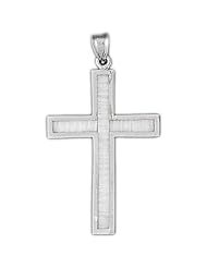 Clevereves 14K White Gold Created Opal Pendant 10.4 - Gram(s)