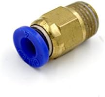 Funnytrue 1 PCS 1/8 Inches Push in Fitting Ptfe Tube 3d Printer Reprap for 1.75mm Bowden Extruder