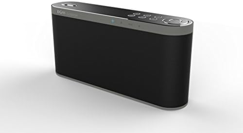 Wifi Speakers, Bluetooth Speakers, DOSS Multiroom Speakers System, Portable Speakers, DLNA, Airplay Speakers, Pandora, Spotify, 6 Customized Preset Buttons, 12 Hours Play Time(Black)