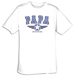 PaPa - Grandfather - Grandpa - Pop Pop T-shirt, Large, Ash (light grey)