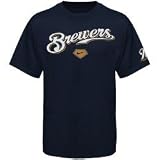Milwaukee Brewers Baby Boys Snap Front Footed Sleeper, 6 - 9 Months
