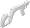 Pebble Entertainment Remote Gun Holder (Wii)