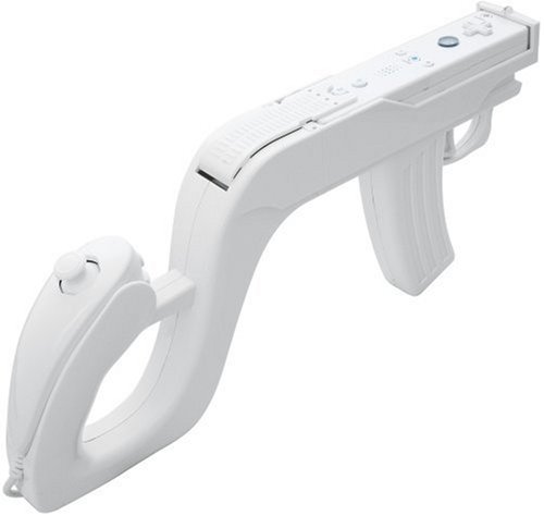 Childrens Toyshop  Third Party New : Pebble Entertainment Remote Gun Holder (Wii)
