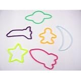 Silly Bandz Space & Rocket Fun Shaped Rubber Bands