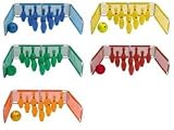 Colored Bowling Lane Sets (set of 5)